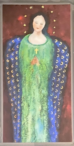 #33 Green Angel Bookmark by Chantal Littleton