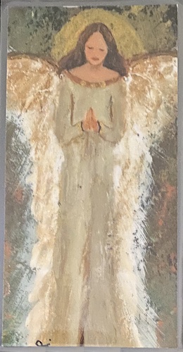 #37 Gold Angel Bookmark by Chantal Littleton